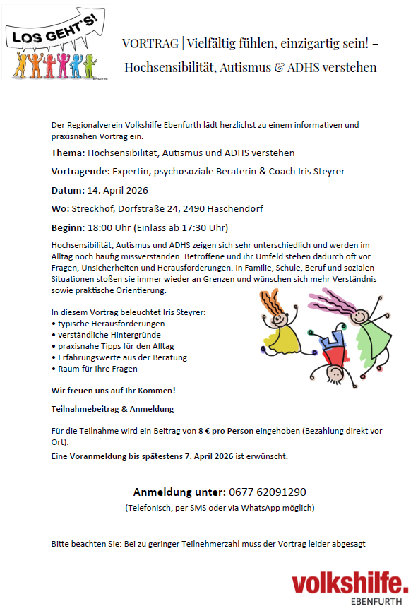 vortrag-haschendorf-14-04-2026 Vortrag Hochsensibilität, Autismus & ADHS verstehen, Haschendorf, 14.04.2026